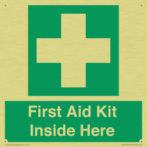 First Aid Kit Inside Here